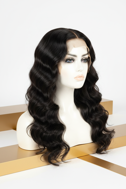 Deep Wave Wig 50.8cm - Three Quarter View