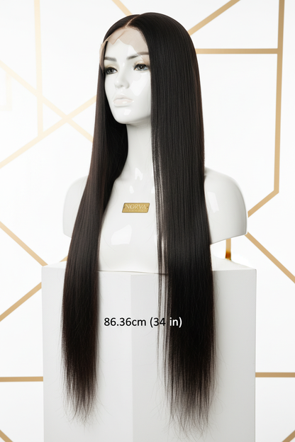 HD Straight Lace Front 86.36cm - Three Quarter