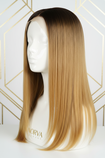 HD Straight Wig 50.8cm Honey Blonde - Side
