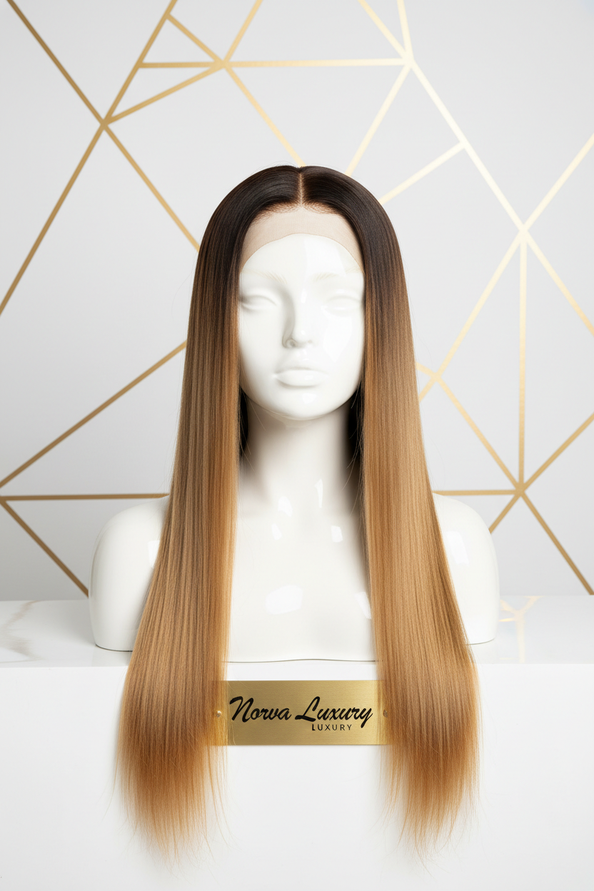 HD Straight Wig 55.88cm Honey Blonde - Front