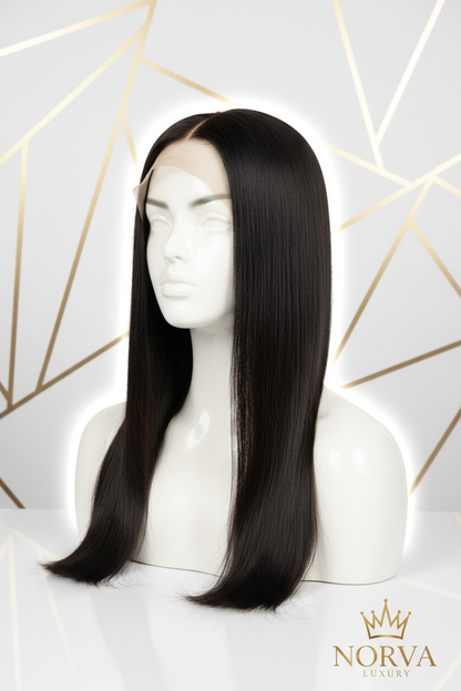 HD Straight Wig 55.88cm - Three Quarter