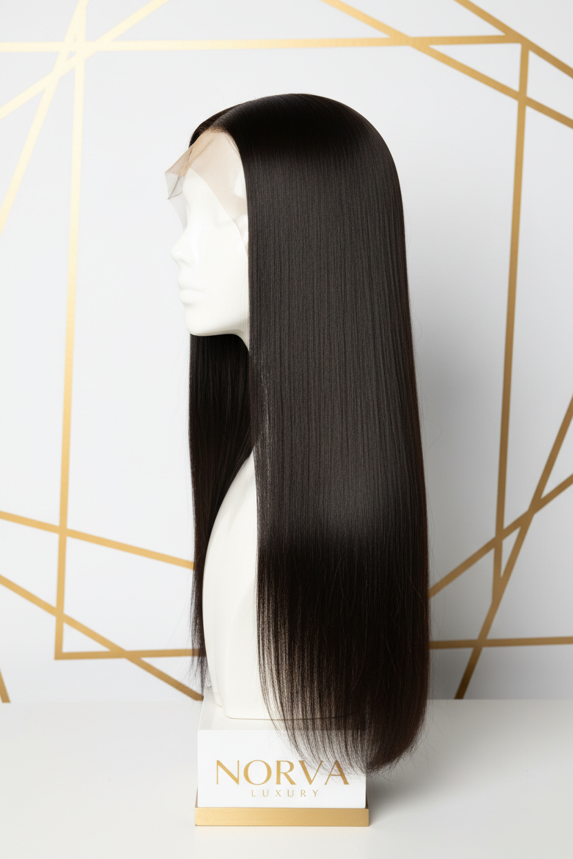 HD Straight Wig 60.96cm - Side