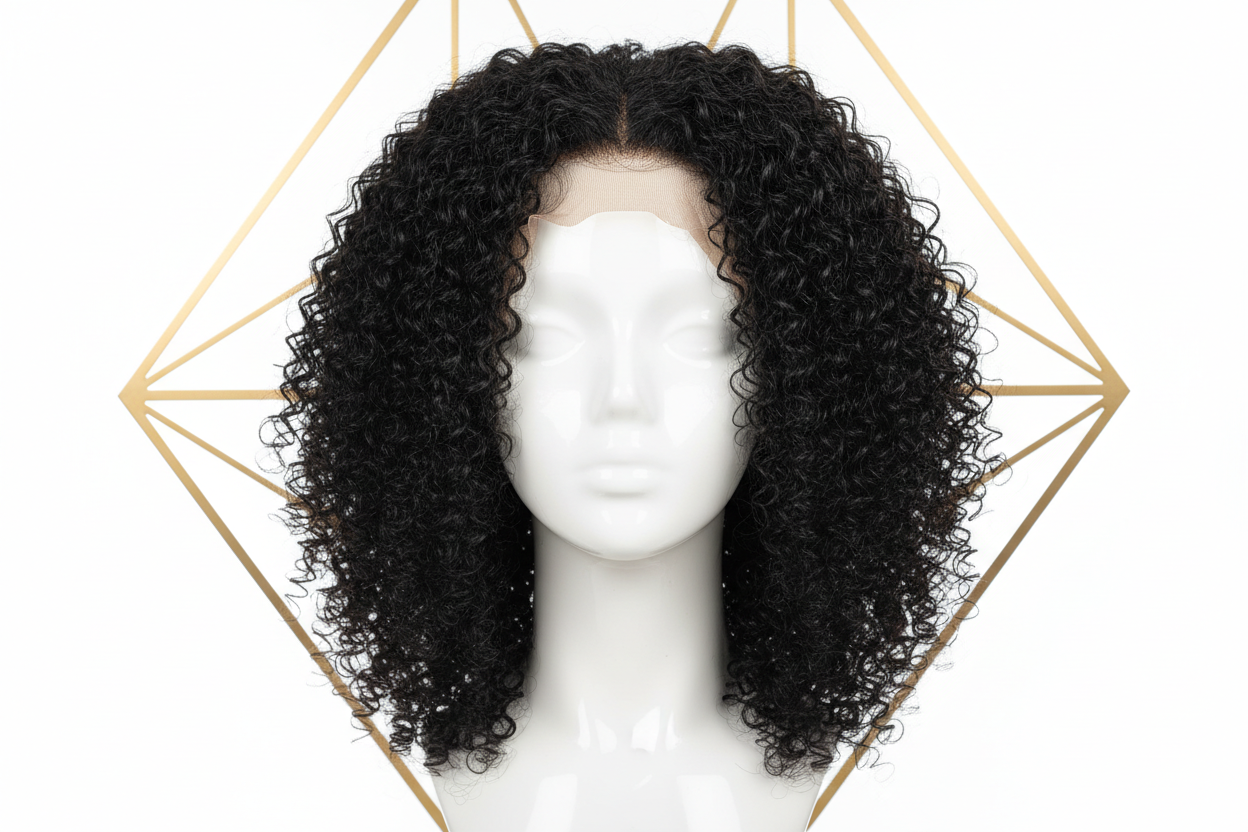 Jerry Curl Wig - Front View