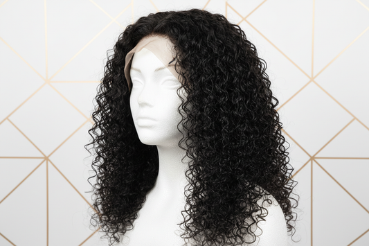 Jerry Curl Wig - Three Quarter View