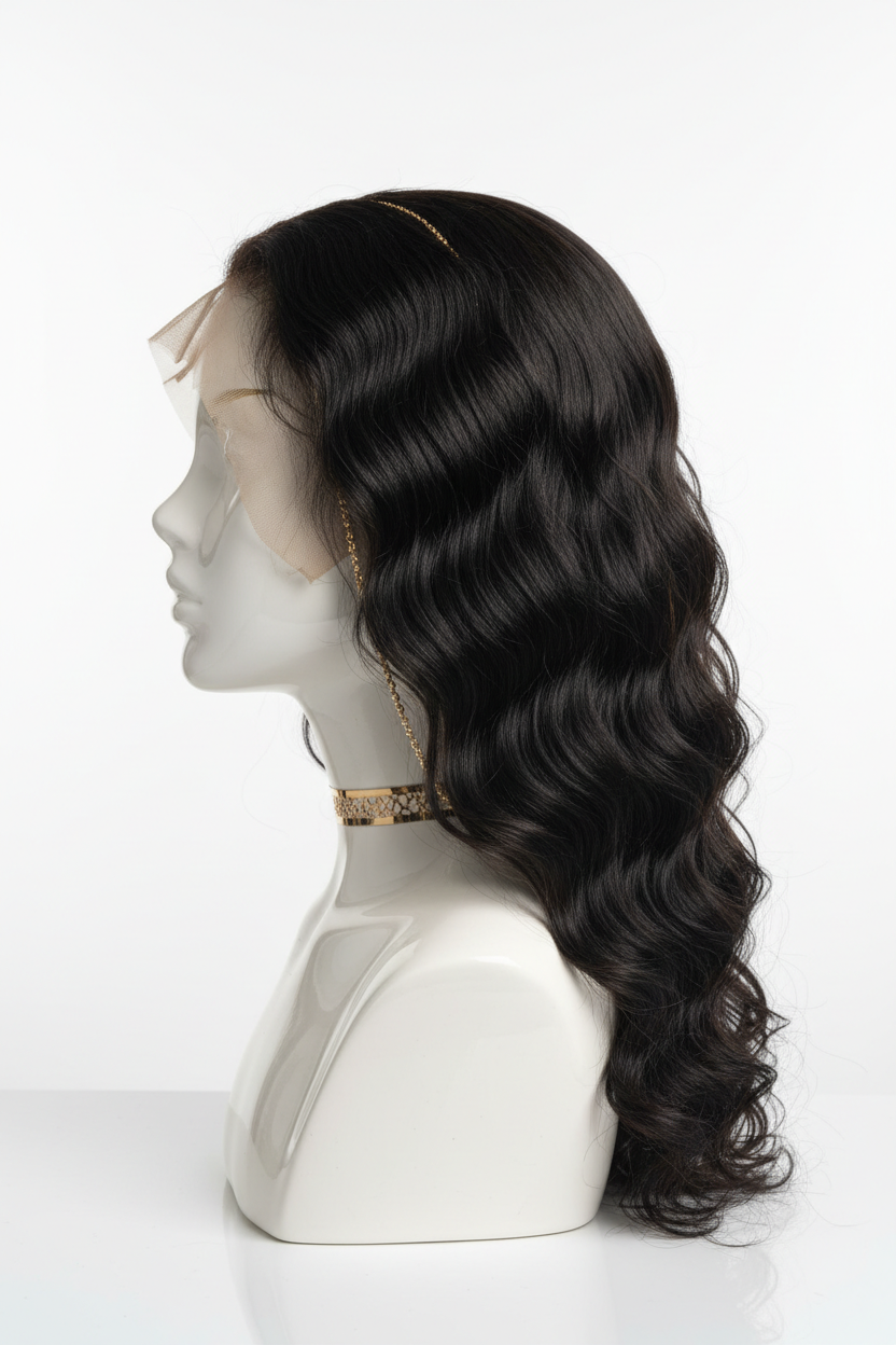 Water Wave Wig 40.64cm - Side