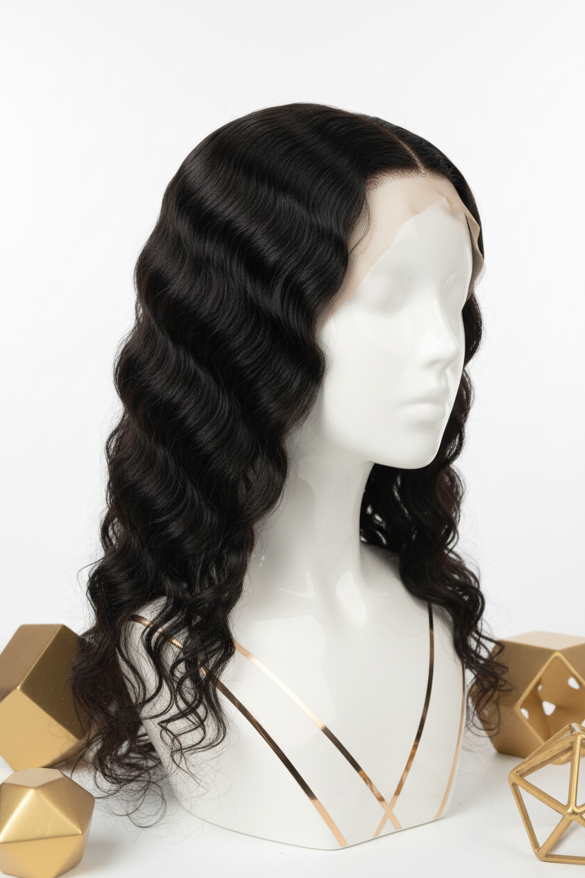 Water Wave Wig 40.64cm - Three Quarter