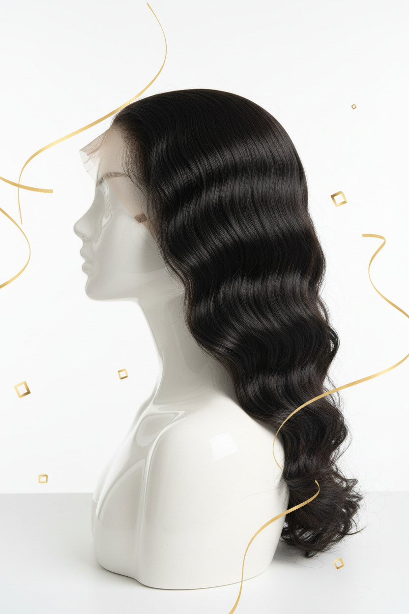Water Wave Wig 50.8cm - Side