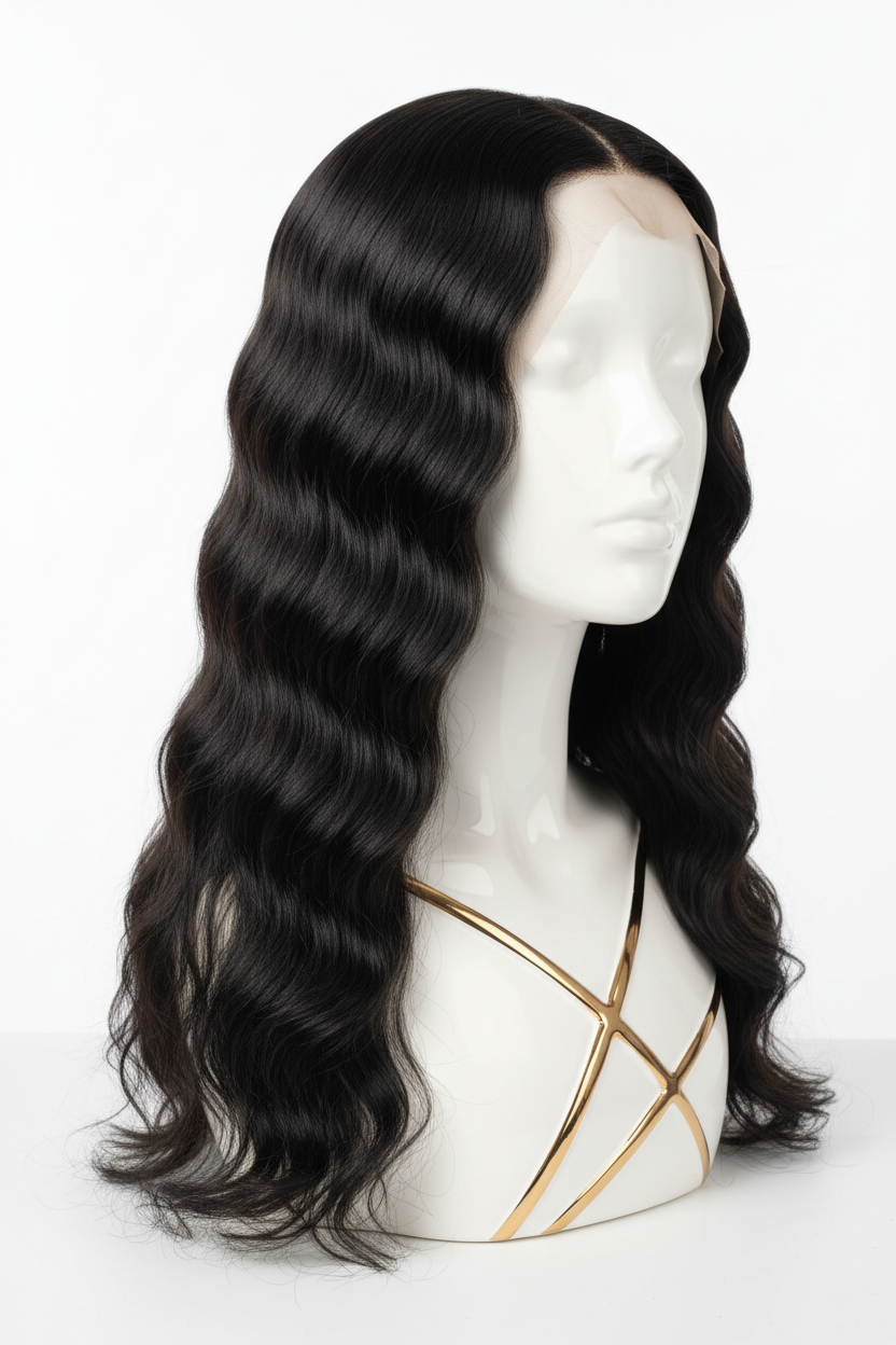 Water Wave Wig 50.8cm - Three Quarter