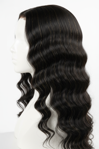 Water Wave Wig 55.88cm - Side