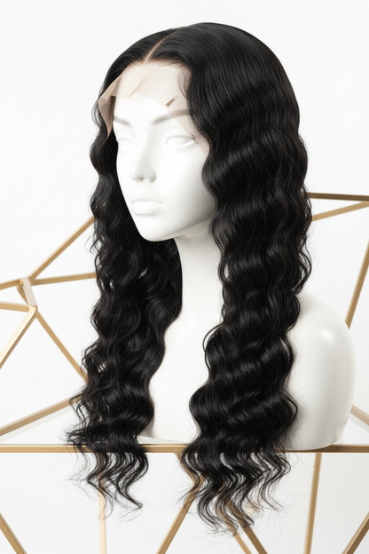 Water Wave Wig 55.88cm - Three Quarter